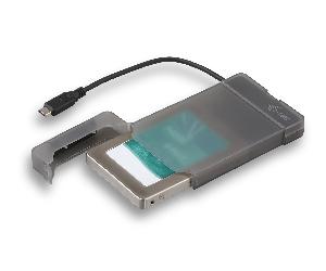 i-tec MySafe USB-C 3.1 Gen. 2 easy - HDD/SSD enclosure - 2.5" - Serial ATA - Serial ATA II - Serial ATA III - 10 Gbit/s - USB connectivity - Black